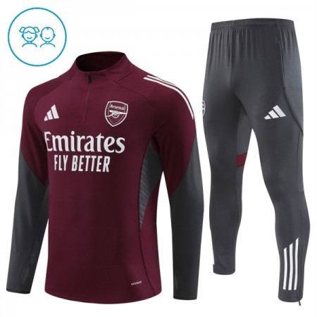 Arsenal Niño Sudadera De Entrenamiento 2025-26 Cuarto-Cremallera Roja Arsenal Niño Sudadera De Entrenamiento 2025-26 Cuarto-Cremallera Roja