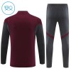 Arsenal Niño Sudadera De Entrenamiento 2025-26 Cuarto-Cremallera Roja