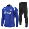 Chelsea Sudadera De Entrenamiento 2025-26 Cuarto-Cremallera Azul