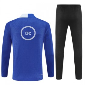 Chelsea Sudadera De Entrenamiento 2025-26 Cuarto-Cremallera Azul
