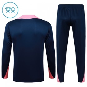 FC Barcelona Niño Sudadera De Entrenamiento 2025-26 Cuarto-Cremallera Azul