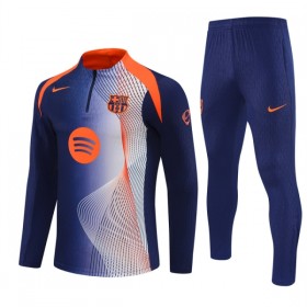 FC Barcelona Sudadera De Entrenamiento 2025-26 Cuarto-Cremallera Azul