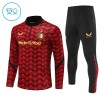 Feyenoord Rotterdam Niño Sudadera De Entrenamiento 2025-26 Cuarto-Cremallera Roja