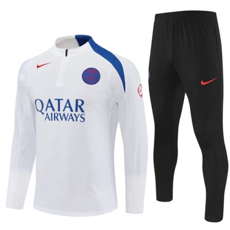 Paris Saint Germain Sudadera De Entrenamiento 2025-26 Cuarto-Cremallera Blanca