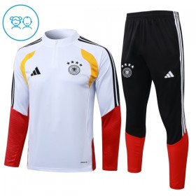 Alemania Niño Sudadera De Entrenamiento 2026-27 Cuarto-Cremallera Blanca