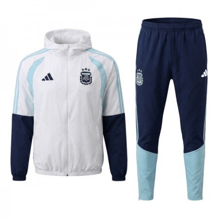 Argentina Chaqueta De Entrenamiento Con Capucha 2026-27 Blanca