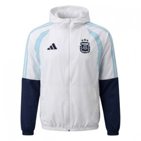 Argentina Chaqueta De Entrenamiento Con Capucha 2026-27 Blanca