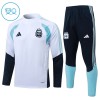 Argentina Niño Sudadera De Entrenamiento 2026-27 Cuarto-Cremallera Blanca