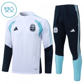 Argentina Niño Sudadera De Entrenamiento 2026-27 Cuarto-Cremallera Blanca
