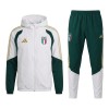 Italia Chaqueta De Entrenamiento Con Capucha 2026-27 Blanca