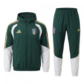 Italia Chaqueta De Entrenamiento Con Capucha 2026-27 Verde