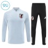 Japón Niño Sudadera De Entrenamiento 2026 Cuarto-Cremallera Blanca