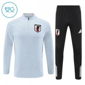 Japón Niño Sudadera De Entrenamiento 2026 Cuarto-Cremallera Blanca