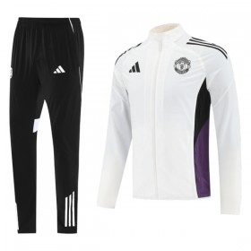 Manchester United Chaqueta De Entrenamiento Trajes 2025-26 Blanca