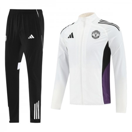 Manchester United Chaqueta De Entrenamiento Trajes 2025-26 Blanca Manchester United Chaqueta De Entrenamiento Trajes 2025-26 Blanca