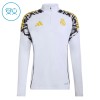 Real Madrid Niño Sudadera De Entrenamiento 2026-27 Cuarto-Cremallera Blanca