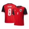 Camiseta de fútbol Austria Alaba 8 1ª equipación Copa Mundial 2026 Camiseta de fútbol Austria Alaba 8 1ª equipación Copa Mundial 2026