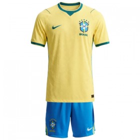 Camiseta de fútbol Brasil Niño 1ª equipación Copa Mundial 2026