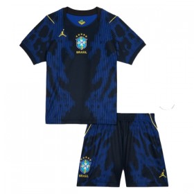 Camiseta de fútbol Brasil Niño 2ª equipación Copa Mundial 2026