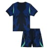 Camiseta de fútbol Brasil Niño 2ª equipación Copa Mundial 2026