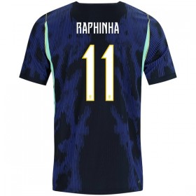Camiseta de fútbol Brasil Raphinha 11 2ª equipación Copa Mundial 2026