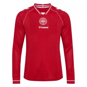 Camiseta de fútbol Dinamarca 1ª equipación Copa Mundial 2026 Manga Larga