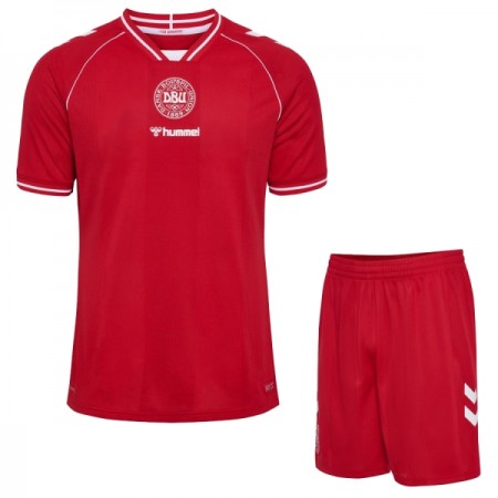 Camiseta de fútbol Dinamarca Niño 1ª equipación Copa Mundial 2026