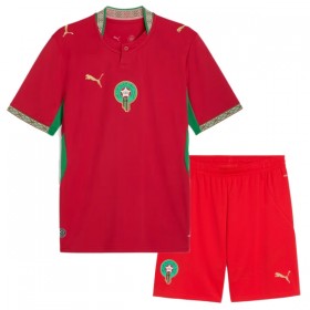 Camiseta de fútbol Marruecos Niño 1ª equipación Copa Mundial 2026
