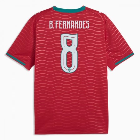 Camiseta de fútbol Portugal B. Fernandes 8 1ª equipación Copa Mundial 2026