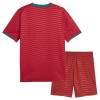 Camiseta de fútbol Portugal Niño 1ª equipación Copa Mundial 2026