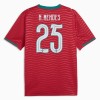 Camiseta de fútbol Portugal Nuno Mendes 25 1ª equipación Copa Mundial 2026