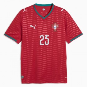 Camiseta de fútbol Portugal Nuno Mendes 25 1ª equipación Copa Mundial 2026