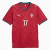 Camiseta de fútbol Portugal Rafael Leao 17 1ª equipación Copa Mundial 2026