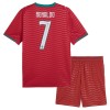 Camiseta de fútbol Portugal Ronaldo 7 Niño 1ª equipación Copa Mundial 2026