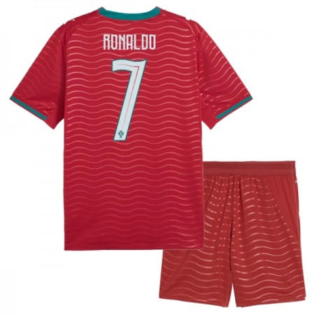 Camiseta de fútbol Portugal Ronaldo 7 Niño 1ª equipación Copa Mundial 2026