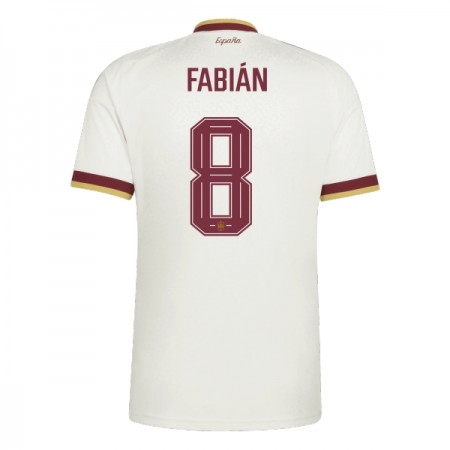 Camiseta de fútbol España Fabian 8 2ª equipación Copa Mundial 2026