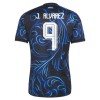 Camiseta de fútbol Argentina J. Alvarez 9 2ª equipación Copa Mundial 2026 Camiseta de fútbol Argentina J. Alvarez 9 2ª equipación Copa Mundial 2026