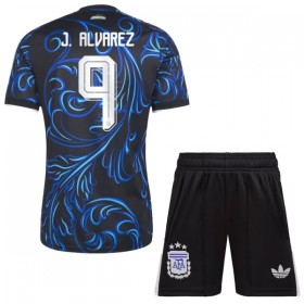 Camiseta de fútbol Argentina J. Alvarez 9 Niño 2ª equipación Copa Mundial 2026
