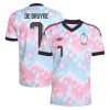 Camiseta de fútbol Bélgica De Bruyne 7 2ª equipación Copa Mundial 2026 Camiseta de fútbol Bélgica De Bruyne 7 2ª equipación Copa Mundial 2026