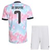Camiseta de fútbol Bélgica De Bruyne 7 Niño 2ª equipación Copa Mundial 2026 Camiseta de fútbol Bélgica De Bruyne 7 Niño 2ª equipación Copa Mundial 2026