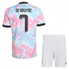 Camiseta de fútbol Bélgica De Bruyne 7 Niño 2ª equipación Copa Mundial 2026