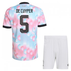 Camiseta de fútbol Bélgica De Cuyper 5 Niño 2ª equipación Copa Mundial 2026