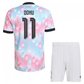 Camiseta de fútbol Bélgica Doku 11 Niño 2ª equipación Copa Mundial 2026