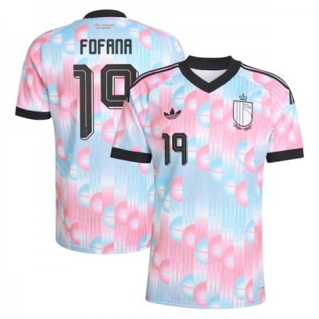 Camiseta de fútbol Bélgica Fofana 19 2ª equipación Copa Mundial 2026 Camiseta de fútbol Bélgica Fofana 19 2ª equipación Copa Mundial 2026