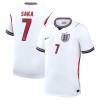 Camiseta de fútbol Inglaterra Saka 7 1ª equipación Copa Mundial 2026 Camiseta de fútbol Inglaterra Saka 7 1ª equipación Copa Mundial 2026