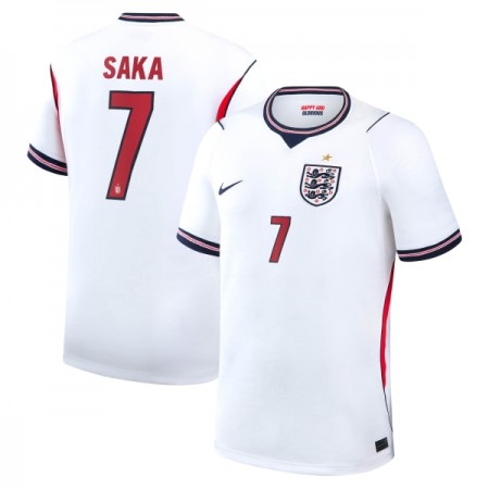 Camiseta de fútbol Inglaterra Saka 7 1ª equipación Copa Mundial 2026 Camiseta de fútbol Inglaterra Saka 7 1ª equipación Copa Mundial 2026