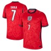 Camiseta de fútbol Inglaterra Saka 7 2ª equipación Copa Mundial 2026