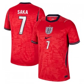 Camiseta de fútbol Inglaterra Saka 7 2ª equipación Copa Mundial 2026