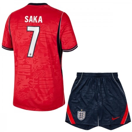 Camiseta de fútbol Inglaterra Saka 7 Niño 2ª equipación Copa Mundial 2026 Camiseta de fútbol Inglaterra Saka 7 Niño 2ª equipación Copa Mundial 2026
