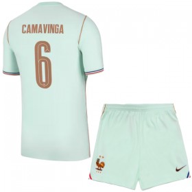 Camiseta de fútbol Francia Camavinga 6 Niño 2ª equipación Copa Mundial 2026